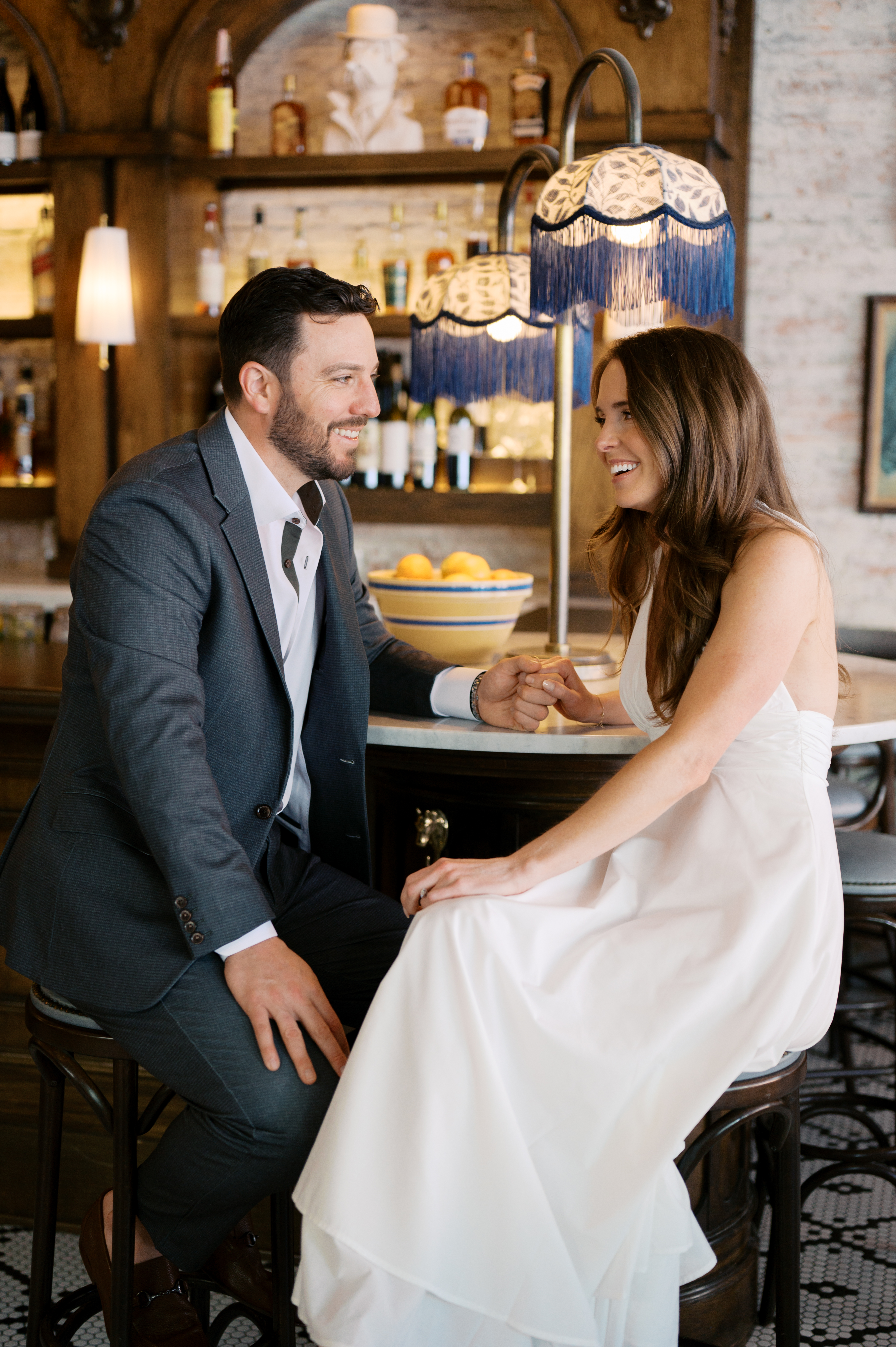 engagement session at Lola's in chagrin falls